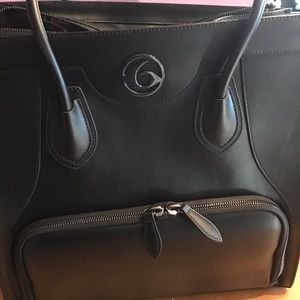 6 Pack Fitness Leather Meal Tote Bag