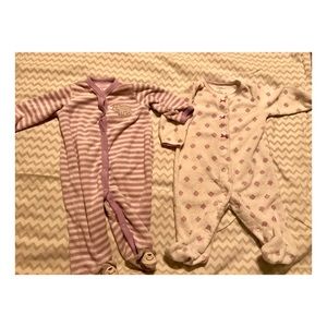 Carter's sleeper onesies