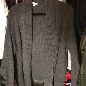 Gray Gap Cardigan