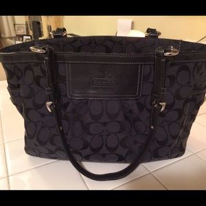 Black coach purse