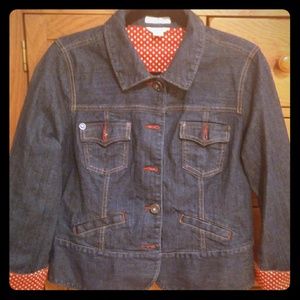 Christopher & Banks Jean Jacket