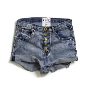 One teaspoon Phoenix Lovers denim shorts - NWT