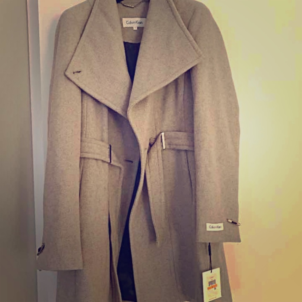 Calvin Klein Wool Blend Coat