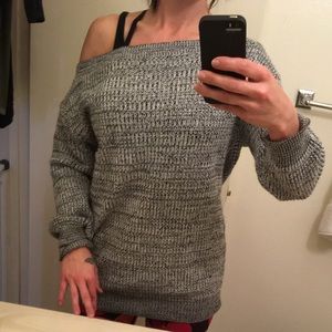Off shoulder sweater