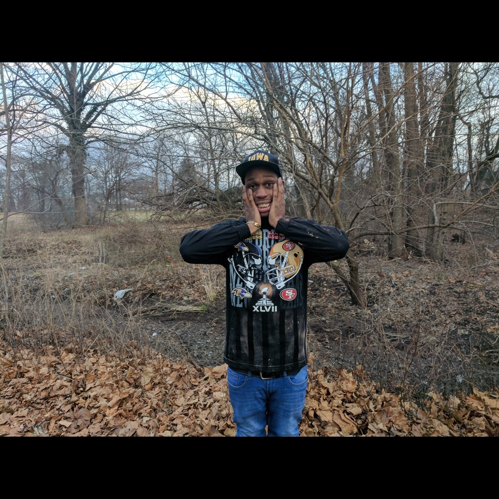 Acid washed ravens vs 49ers black handmade