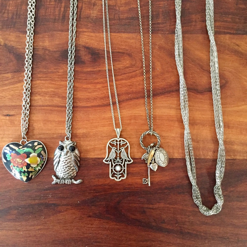 Long necklaces