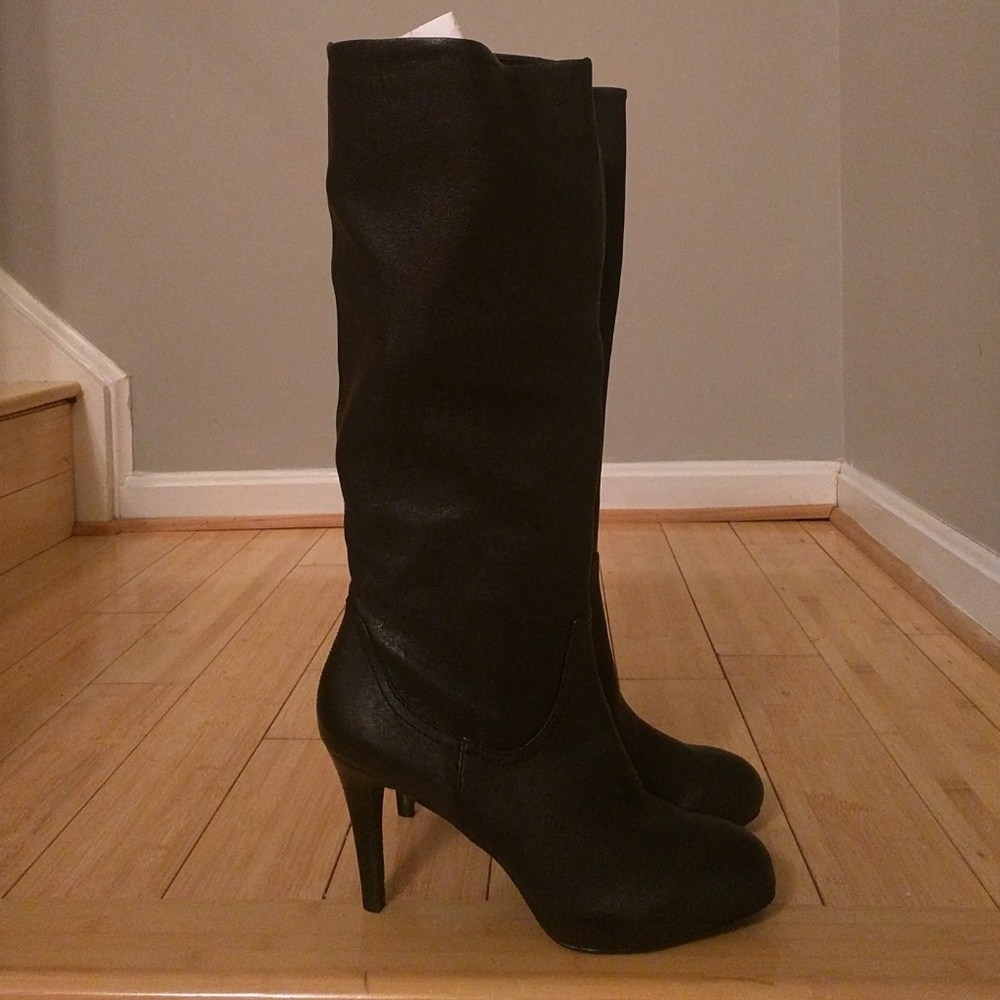 Brand New Enzo Angiolini leather knee high boots - Picture 2 of 4