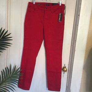 Red skinny high Rise Jeans