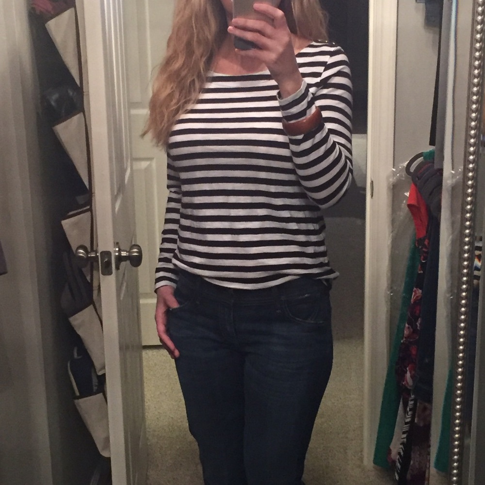 Navy stripe Banana Republic top