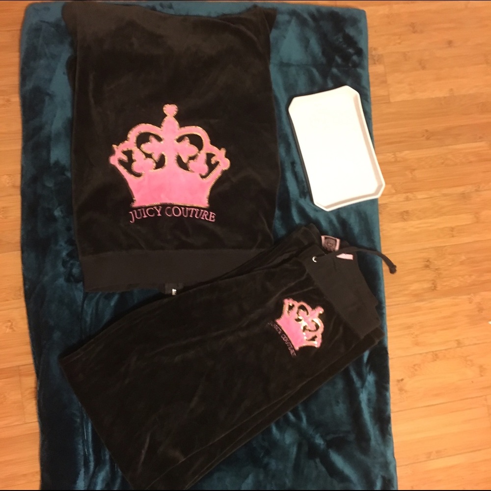 Juicy Couture track suit w/ sweatshirt&pants M