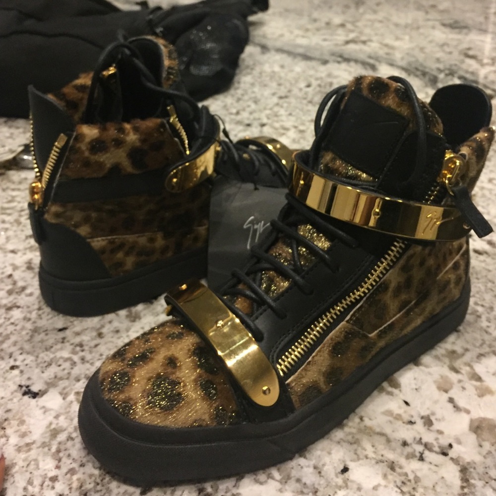 Giuseppe Zanotti Leopard Sneaker