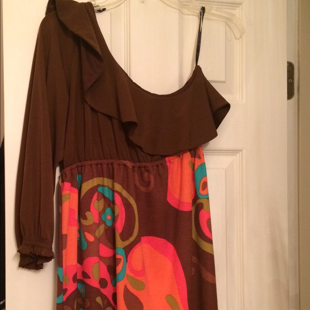 Size Medium One-Shoulder JUDITH MARCH Dress.