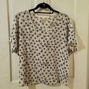 Forever21 Star Print Blouse