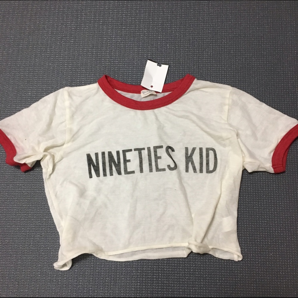 Brandy Melville 90's kid crop top