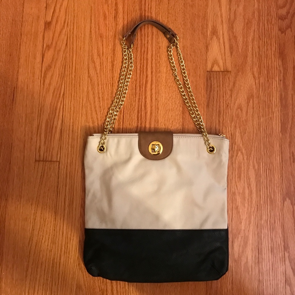 Black and white purse