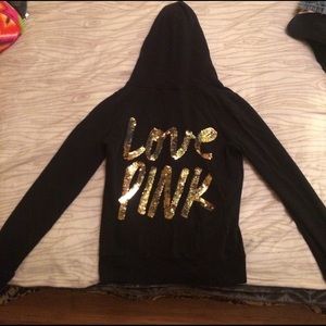 Victoria Secret PINK Zip-Up Hoodie 💛🐕