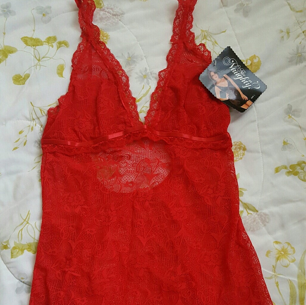 NWT lacy lingerie slip