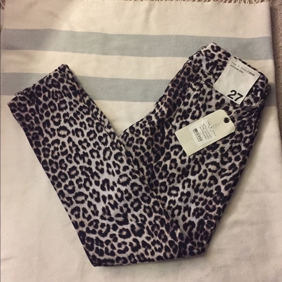 rag & bone Jeans - RAG AND BONE BOYFRIEND JEANS IN SNOW LEOPARD rag & bone Jeans - RAG AND BONE BOYFRIEND JEANS IN SNOW LEOPARD