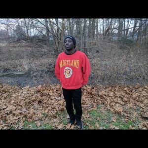 🌹University of Maryland crewneck vintage