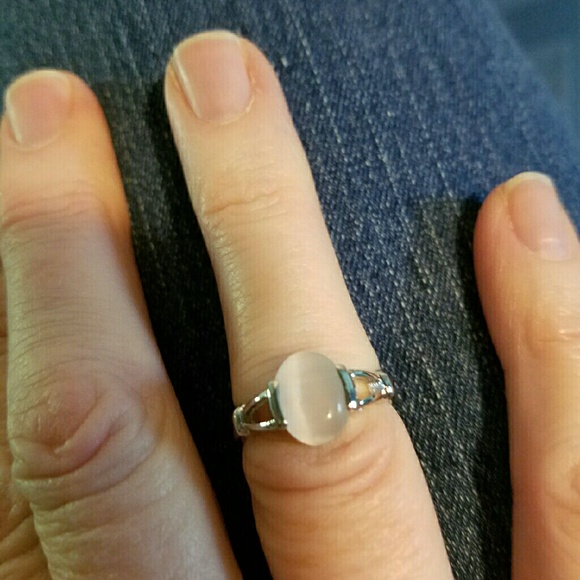 Ring 18k gold plated GP moonstone - Picture 3 of 3