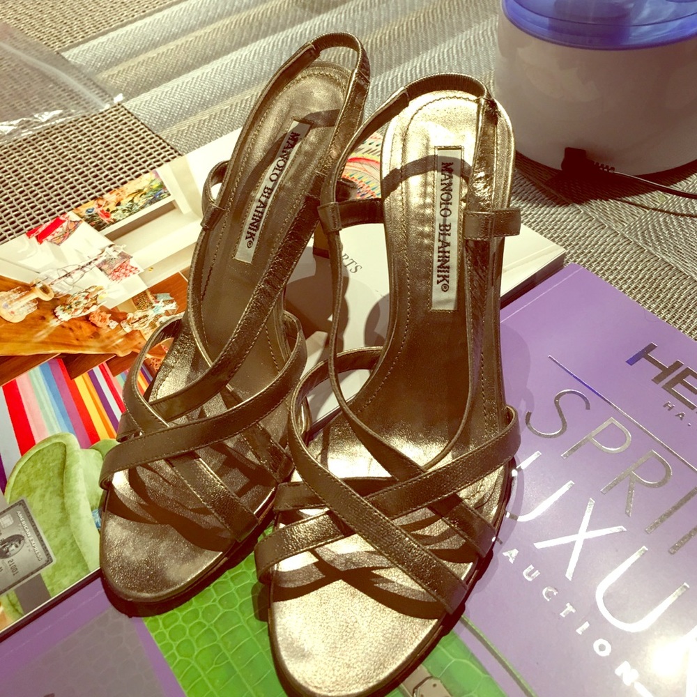 Manolo Blahnik sandals at 90% off retail value!!!!