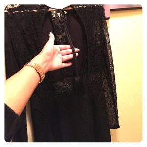 Lace little black dress