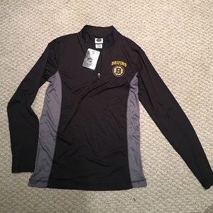 BRAND NEW Boston Bruins Official Half Zip