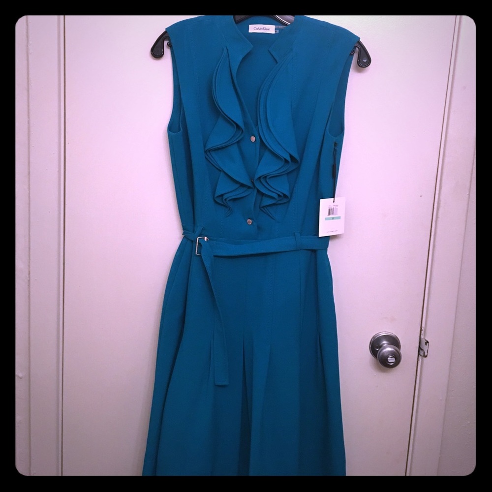Calvin Klein dress (teal)