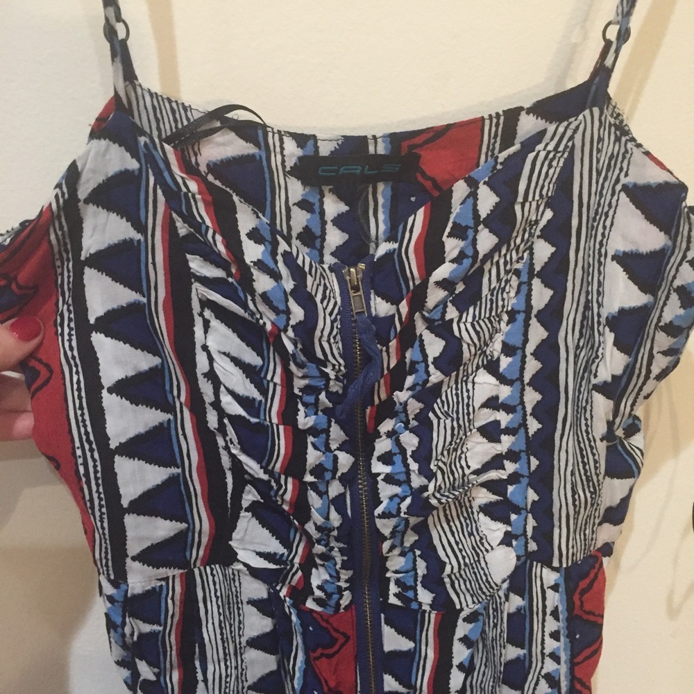 Aztec print dress