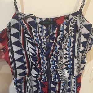 Aztec print dress