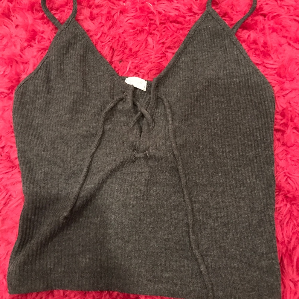 Brandy Melville Lace up Tank Top