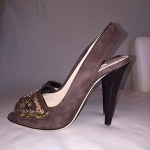 Oscar de la Renta sling back woman's shoes