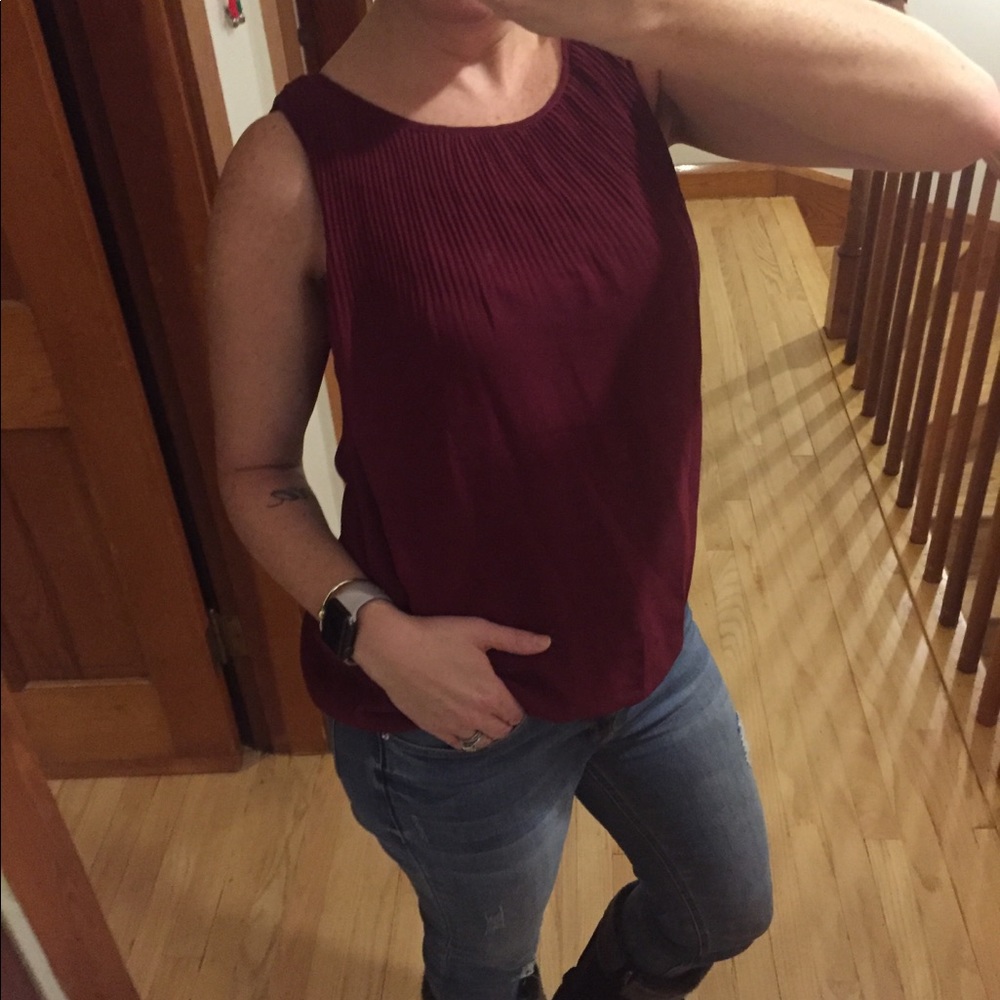 Max Studio sheer tank