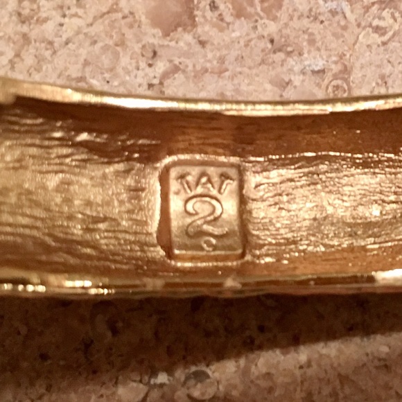 ❤️❤️TAT2 bracelets set - hammered 24kt. Gold pltd. - Picture 3 of 3