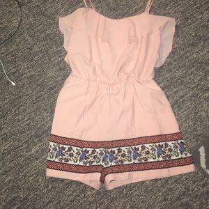 Peach romper
