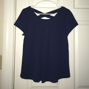 NWT Crescent Blackmore Crossback Blouse