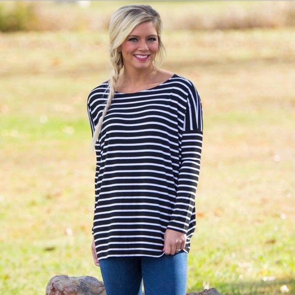 PIKO Tops - Black and White Piko