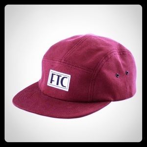 FTC 'For The City' VHS CAMPER HAT BURGUNDY
