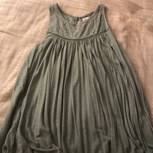 Mint green flowy shirt. Worn one time!