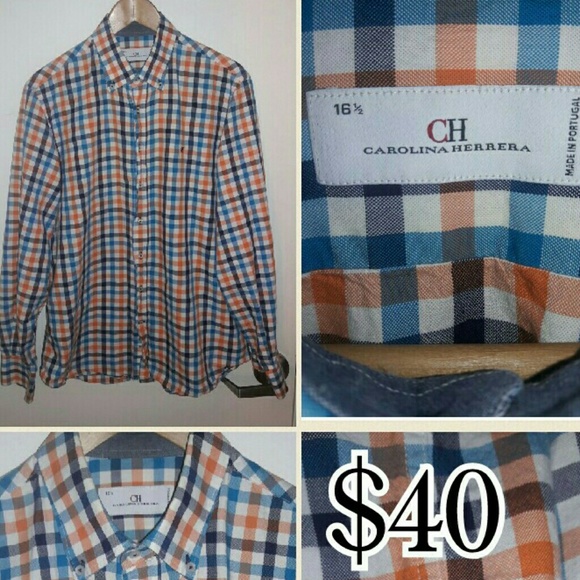 Carolina Herrera Other - Men's Carolina Herrera Button Down Shirt