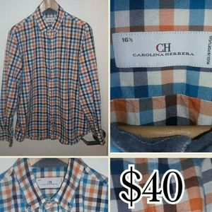 Men's Carolina Herrera Button Down Shirt