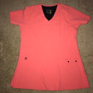 Xs wonder wink scrub top