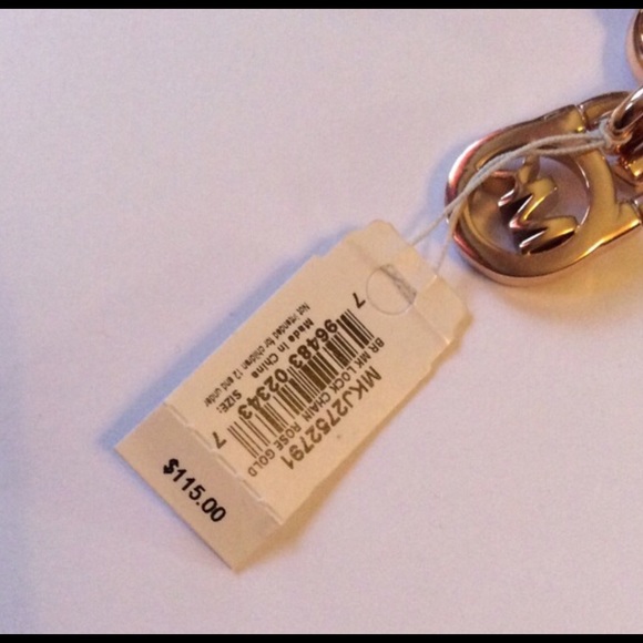 FIRM Michael Kors Logo Toggle Bracelet Rose-Gold - Picture 2 of 4