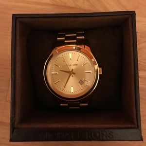Michael Kors gold Runway watch