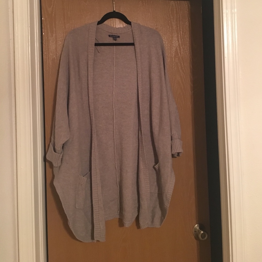 Tan cardigan