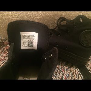 Black on Black Converse