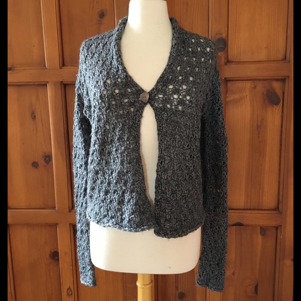 ISDA&CO loose knit one button cardigan