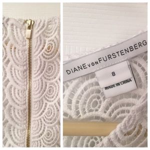 DVF Diane Von Furstenburg- Melissa Guipure Top