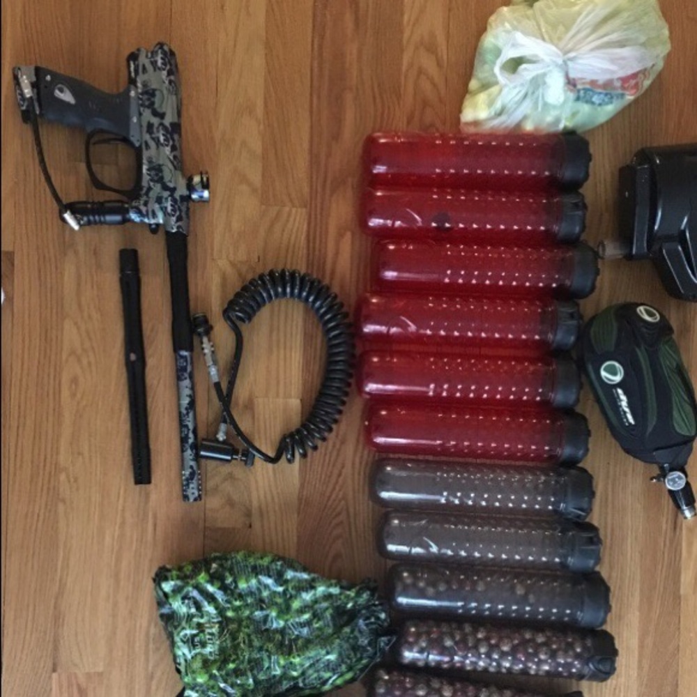 Paint ball equipment