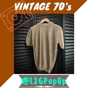 Vintage 70's Sweater Shirt by Burt Barry